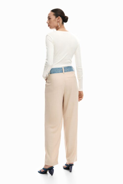 Pantalon ceinture Jean