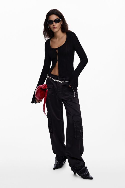 Gilet Pressions Noir