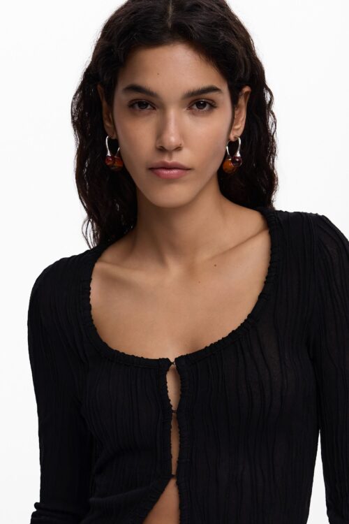 Gilet Pressions Noir