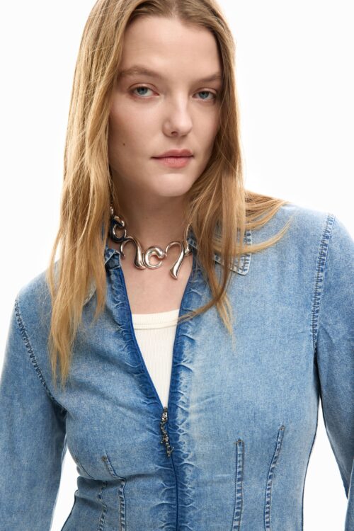 Robe Tunique Jean Zippé