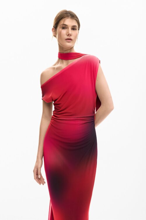 Robe Mousseline Rouge
