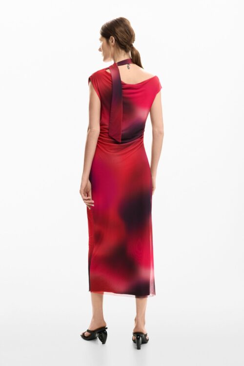 Robe Mousseline Rouge